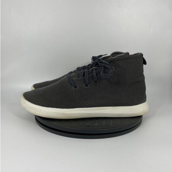 Womens Allbirds Tree Toppers High Ankle Sneakers Size 10 Gray White - Picture 1 of 6